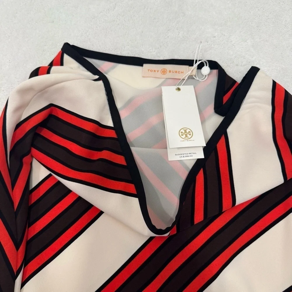TORY BURCH PRINTED MIDI SKIRT size 10